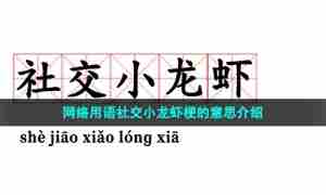 网络用语社交小龙虾梗的意思介绍